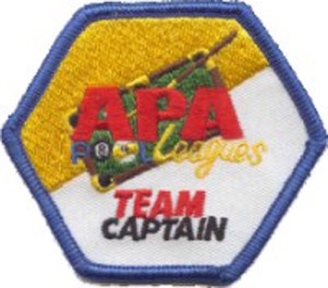 APA 5-0 Team Sweep 9 Ball Patch American Pool Players Association 